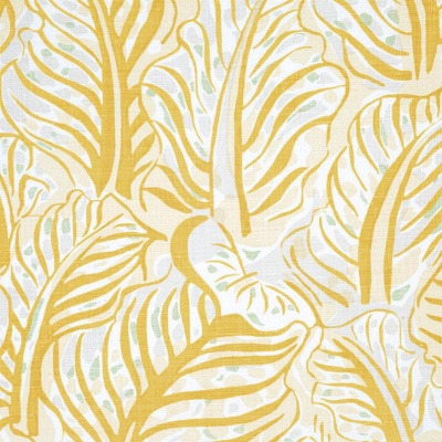 Raoul Dufy Mille Feuille Linen in Lemon